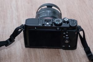 Sony RX1 Ansicht von hinten