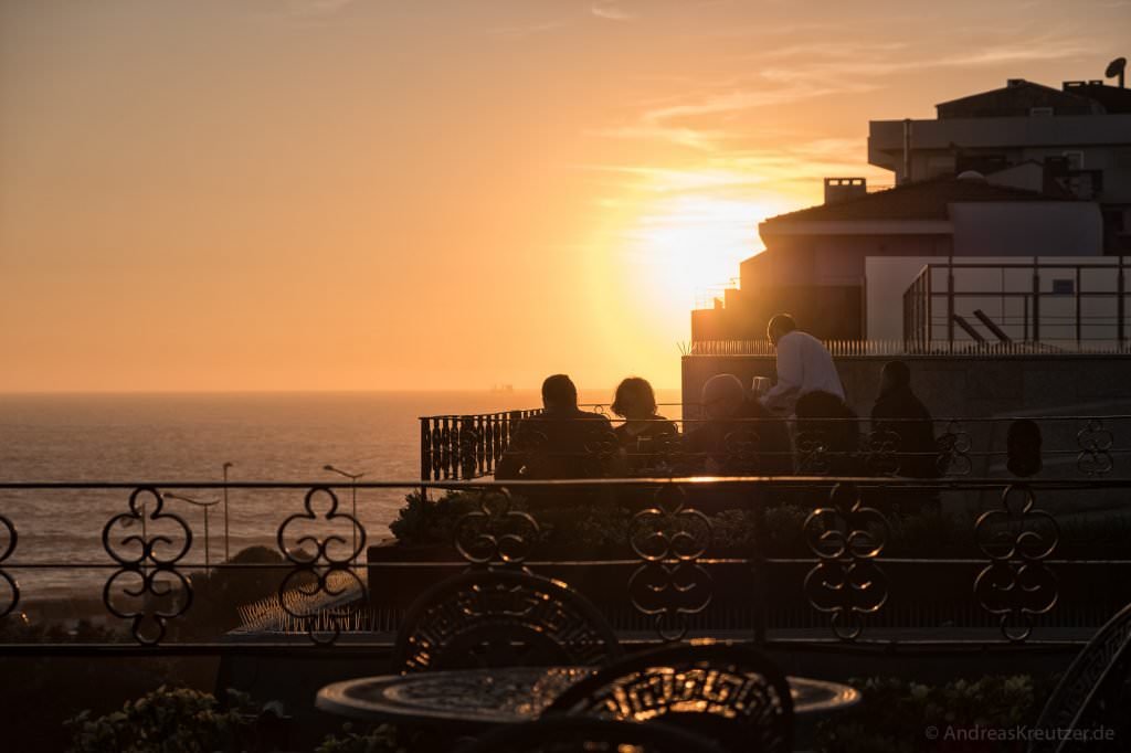 Sonnenuntergang Foz do Douro