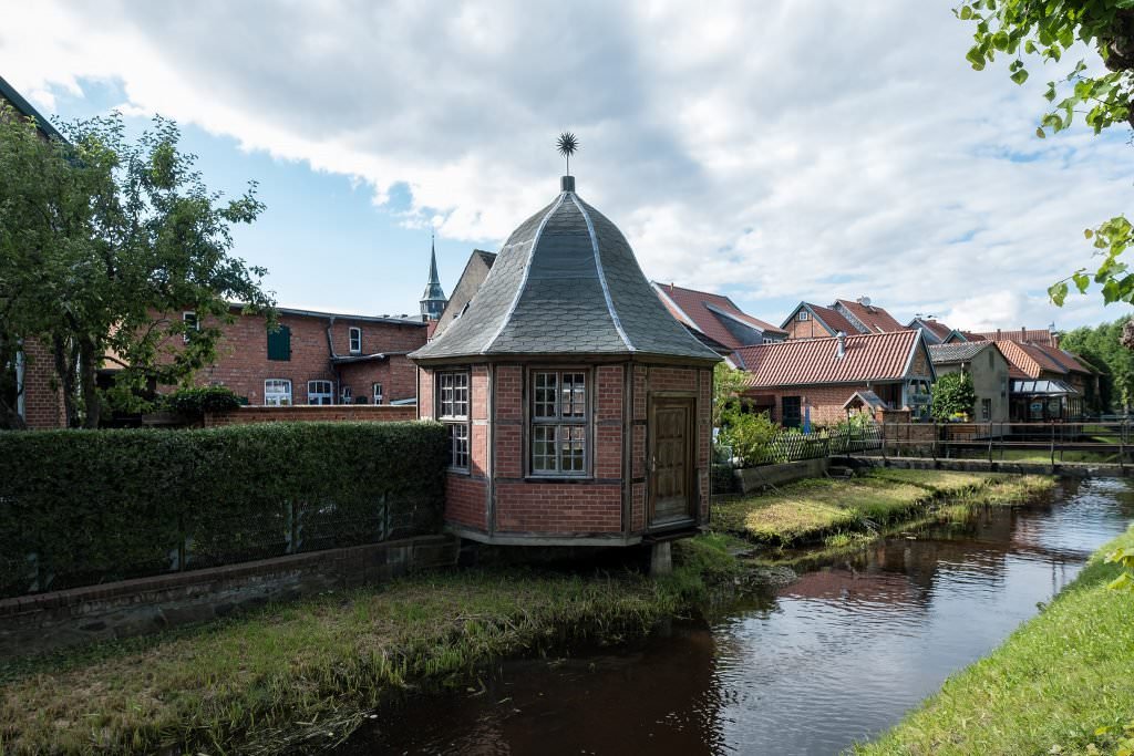 Häuser an den Wallanlagen in Boizenburg