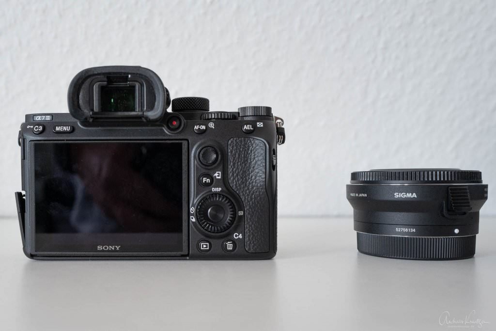 Sony A7 III mit Sigma MC-11