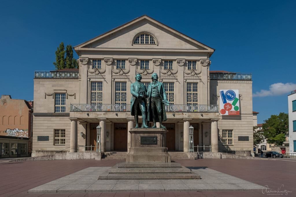 Goethe-Schiller-Denkmal in Weimar