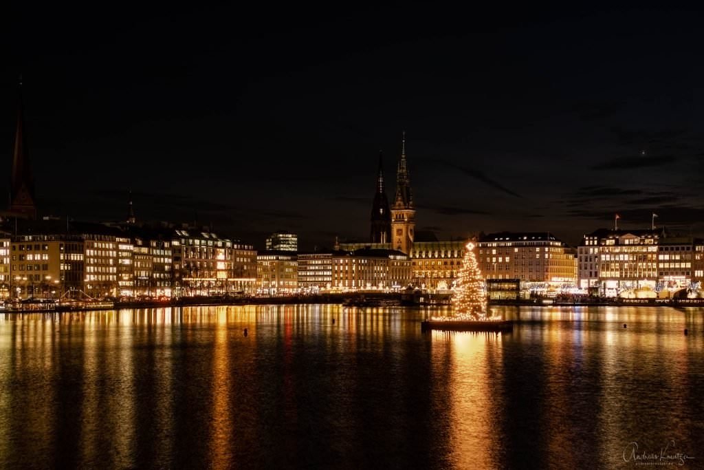 Binnenalster zur Weihnachtszeit