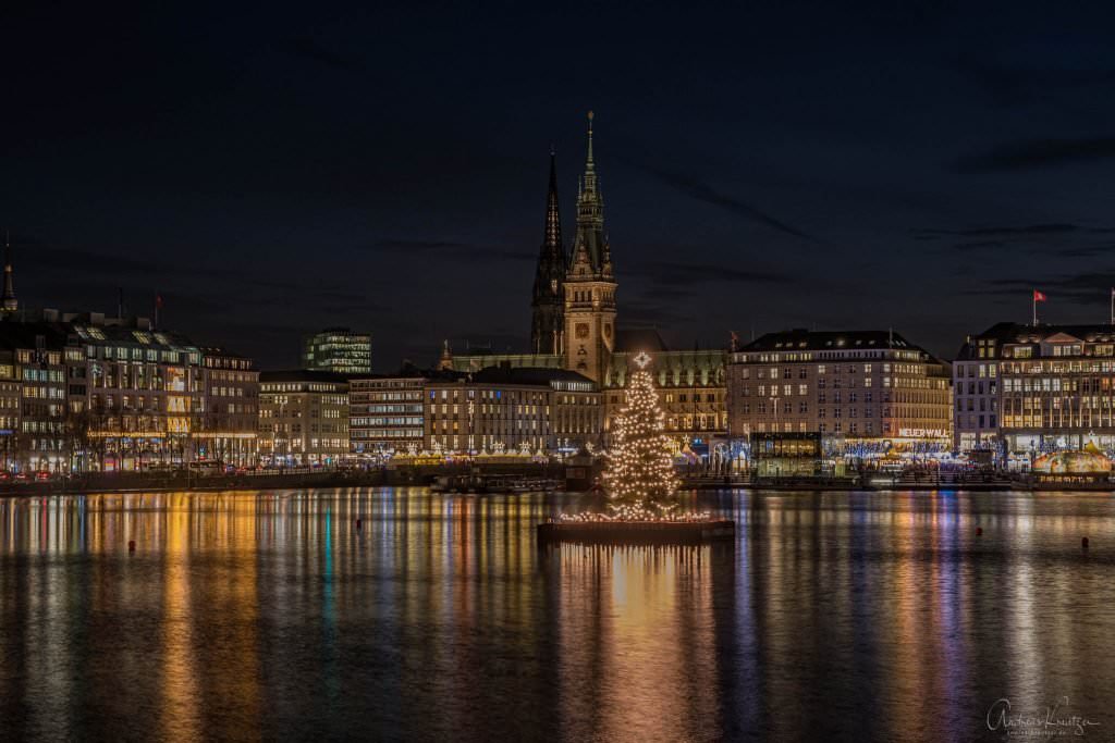 Binnenalster zur Weihnachtszeit