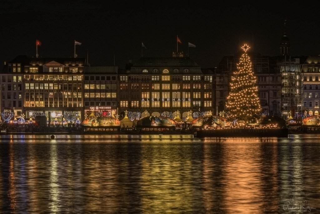 Binnenalster zur Weihnachtszeit