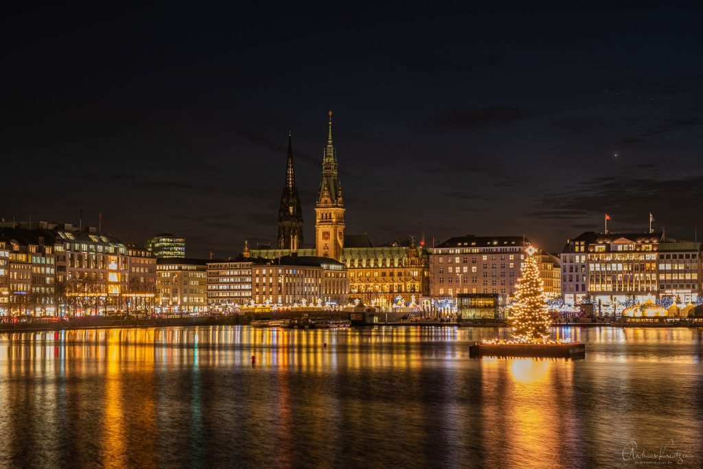 Binnenalster zur Weihnachtszeit