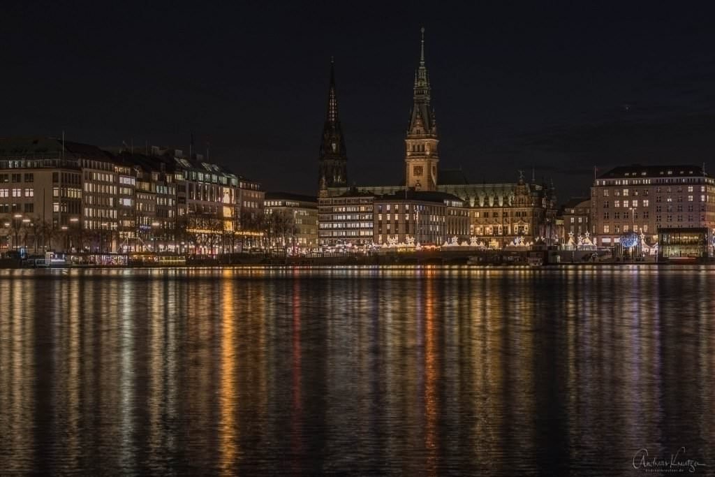 Binnenalster zur Weihnachtszeit