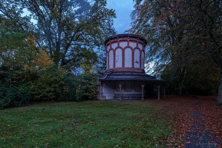 Wartehaus auf dem FRiedhof Ohlsdorf