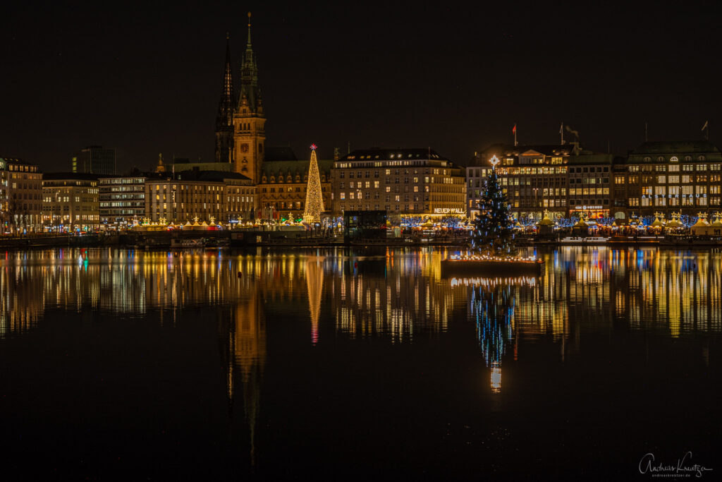 Binnenalster zur Weihnachtszeit