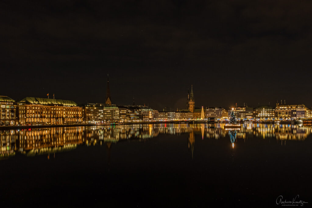 Binnenalster zur Weihnachtszeit