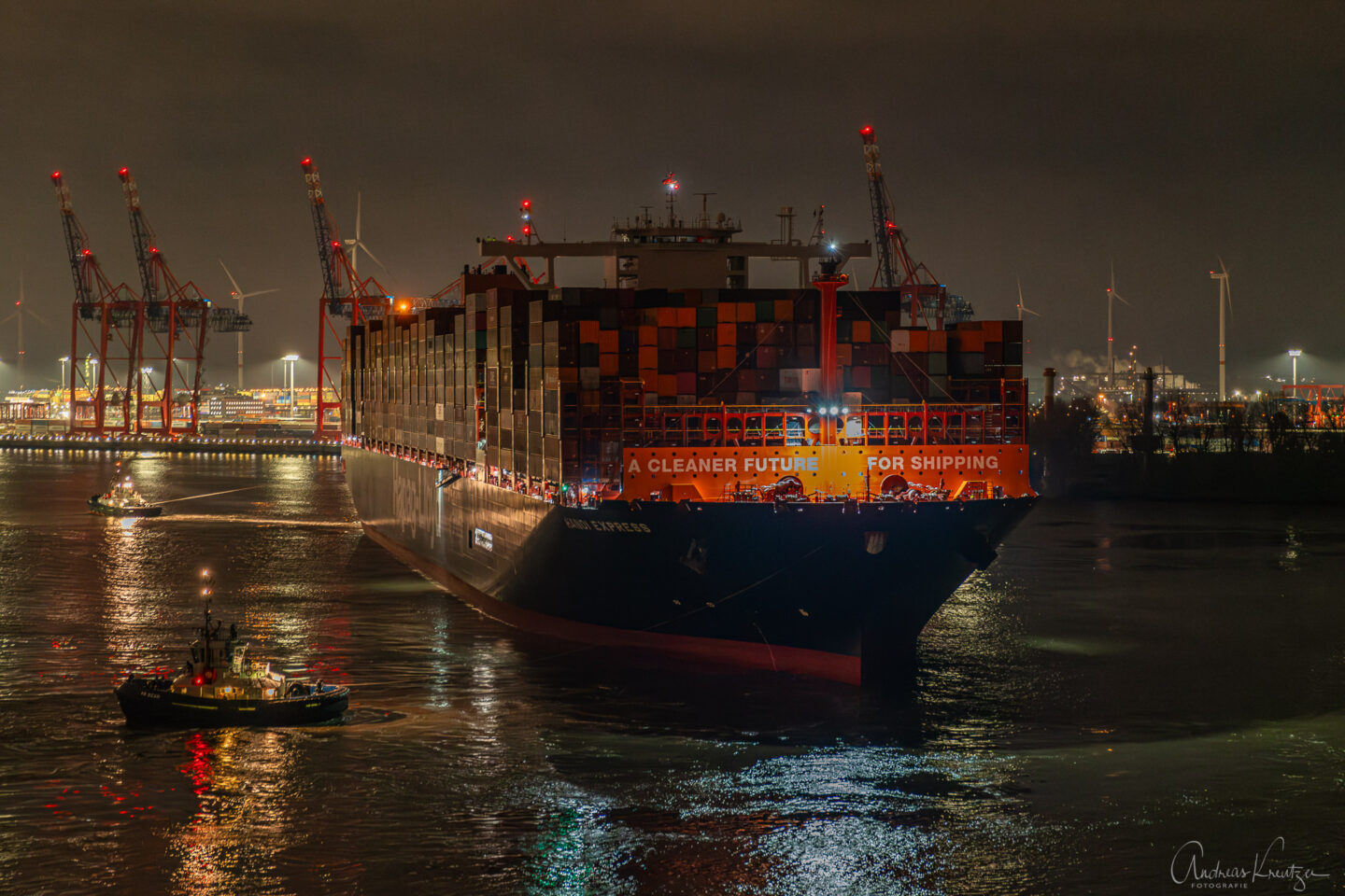 Hanoi Express von Hapag Lloyd erstmals in Hamburg