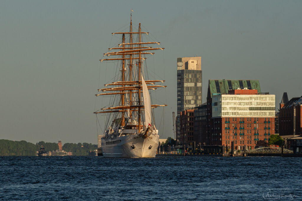 Sea Cloud Spirit in Hamburg