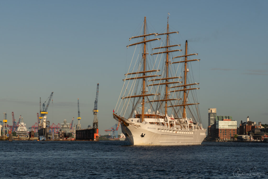 Sea Cloud Spirit in Hamburg